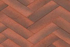 Тротуарный клинкер Оксфорд умбра ЛОНГ
