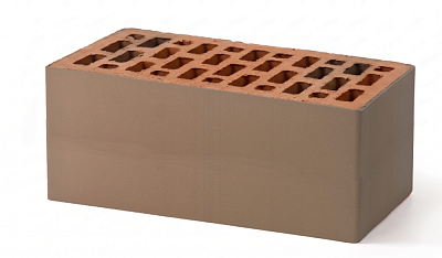 Картинка Кирпич - Облицовочный кирпич Облицовочный Полуторный : М-150 размером 120x250x88. Цвет баварская кладка, производство Браер кирпичный завод 