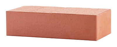 Картинка Кирпич - Облицовочный кирпич Облицовочный Одинарный Полнотелый : М-400 размером 120x250x65. Цвет красный, производство ЛСР 