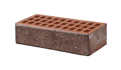 Картинка Кирпич - Облицовочный кирпич Облицовочный Одинарный : М-150 размером 120x250x65. Цвет коричневый, производство Воротынский кирпичный завод 