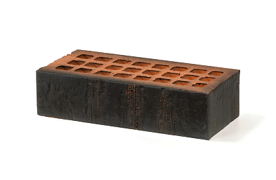 Картинка Кирпич - Облицовочный кирпич Облицовочный пустотелый : М-150 размером 120x250x65. Цвет красный, производство Губский кирпичный завод 